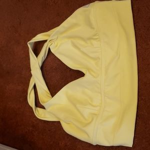 BuffBunny Alpha Sports Bra Small Yellow